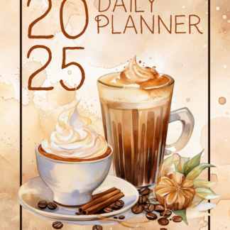 2025 daily planner - coffee